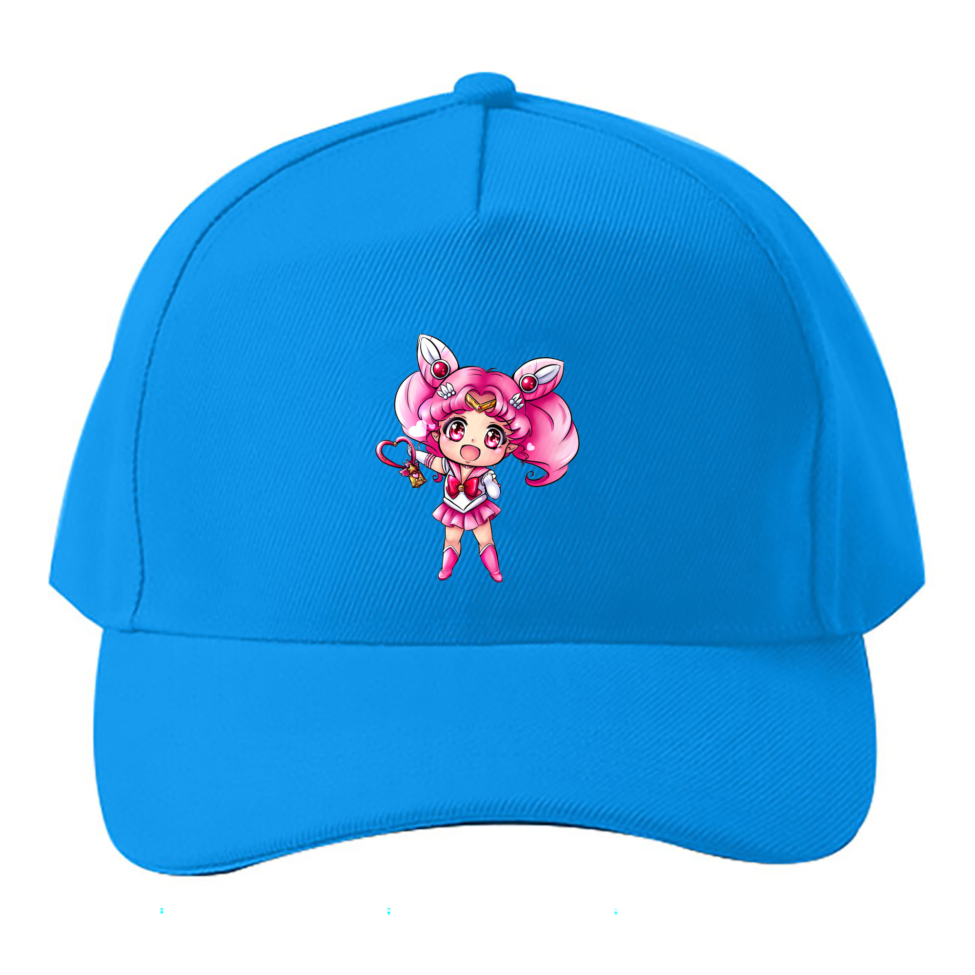 （画像用） 美少女戦士セーラームーン ちびうさ Sailor Moon Chibiusa Tsukino Usagi Small Lady Serenity ベースボールキャップ 綿100％ 男女兼用 帽子 スポーツ